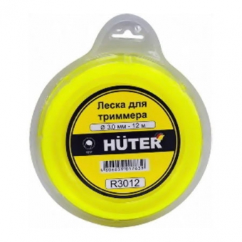 Леска Huter R3012 (круг) 3,0 мм х 12м